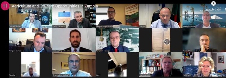 Δελτίο Τύπου Τηλεδιάσκεψης:"Agriculture and Tourism Opportunities in Zambia"